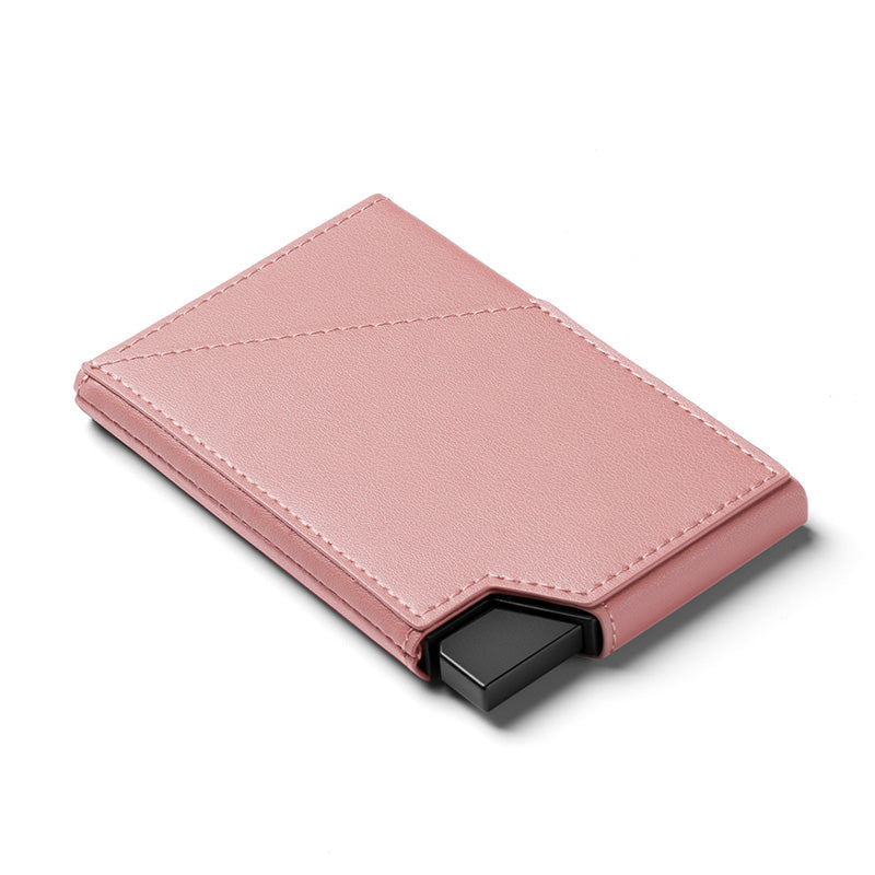 LyfeWallets pocket sized aluminum and leather multi-purpose wallet
